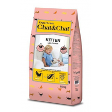Chat&Chat Expert Kitten Chicken - сухой корм для котят, с курицей