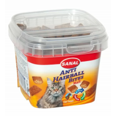 Sanal Anti-Hairball Malt - витаминные лакомства для вывода шерсти у кошек, с мальт-пастой, 6шт*75 г (арт. SC1571)