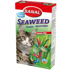Sanal Seaweed - витамины для кошек, с морскими водорослями, 50г/100таб (арт. SC3100)