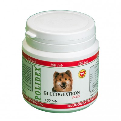 Полидекс Глюкогестрон Плюс - витамины для регенерации хрящевой ткани у собак и щенков (арт ВЕТ 6001)