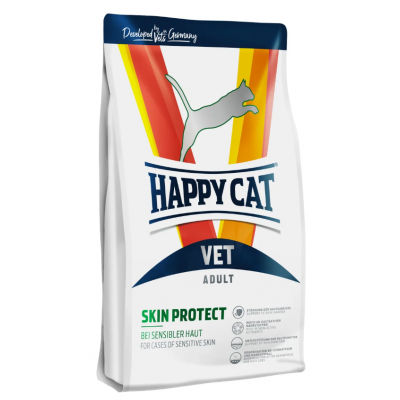 Happy Cat VET Diet Skin Protect - сухой корм для кошек при заболеваниях кожи, дерматозах и линьке