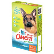 Фармавит Омега NEO+ - витаминное лакомство для собак Крепкое здоровье (морские водоросли), 90 табл (арт. 76496)