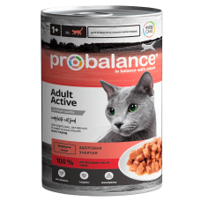 ProBalance Adult Active - влажный корм для взрослых активных кошек, 415 г