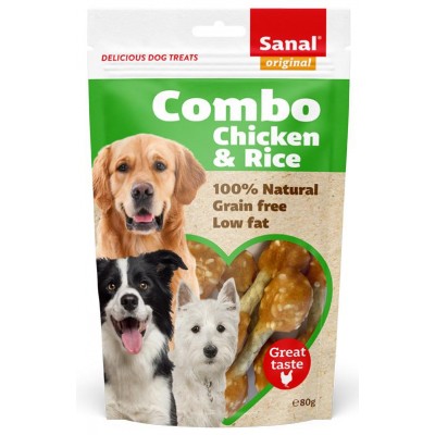 Sanal Лакомство для собак Combo Chicken, с курицей, 80 гр (арт. ВЕТ SD2812)