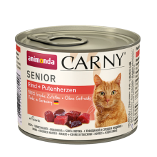 Carny Senior - консервы для пожилых кошек от 7 лет, с говядиной и сердцем индейки, 200 г (арт. 83711)