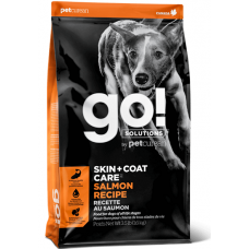GO! SKIN + COAT Salmon Recipe 22/12 корм для щенков и собак со свежим лососем и овсянкой 