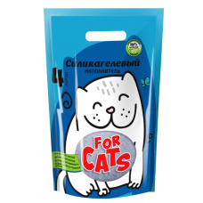 FOR CATS наполнитель впитывающий силикагелевый без аромата 4 л. (арт. TUZ021)