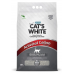 Cat's White Activated Carbon - комкующийся бентонитовый наполнитель для кошачьего туалета, с активированным углем