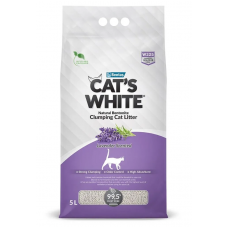Cat's White Lavender - комкующийся бентонитовый наполнитель для кошачьего туалета, с ароматом лаванды