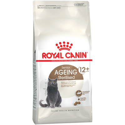 Royal Canin Sterilised Ageing 12+ - сухой корм для стерилизованных стареющих кошек в возрасте старше 12 лет