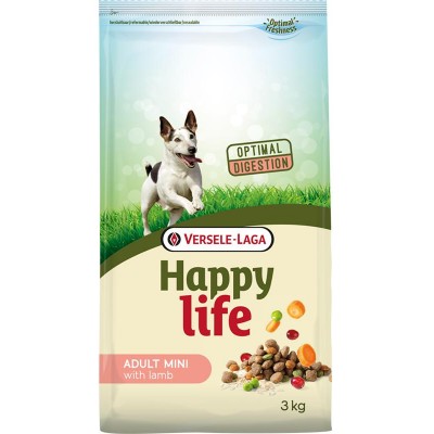 Happy Life Adult Mini Lamb - сухой корм для взрослых собак мелких пород, с ягненком