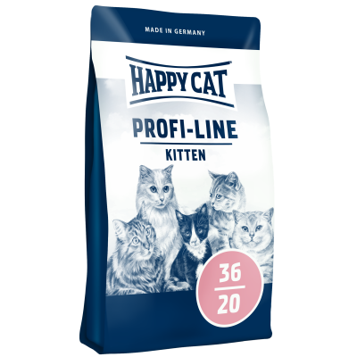 Happy Cat Profi-Line Kitten Salmon - cухой корм для котят, с лососем