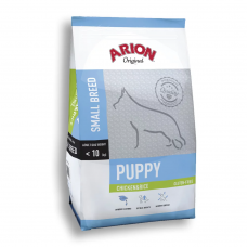 Arion Original Small Breed Puppy Chicken - сухой безглютеновый корм для щенков мелких пород, с цыпленком и рисом