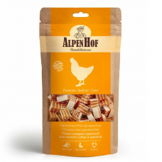 AlpenHof Лакомство Мини-сэндвич куриный для мелких собак и щенков, 50 г (арт. А524)