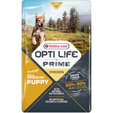 Opti Life Prime Puppy Chicken - беззерновой сухой корм для щенков всех пород, с курицей