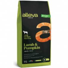 Alleva Natural Adult Medium Maxi Lamb & Pumpkin - сухой корм для взрослых собак средних и крупных пород, с ягненком и тыквой