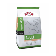 Arion Original Medium Adult Salmon - сухой безглютеновый корм для взрослых собак средних пород, с лососем и рисом