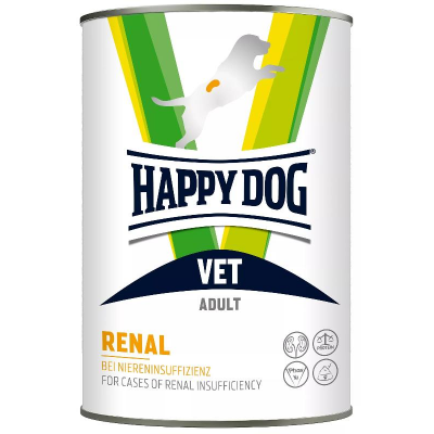 Happy Dog Vet Diet Renal - лечебные консервы для собак при заболеваниях почек, 400 г