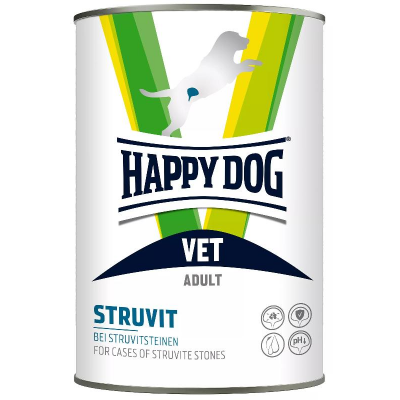 Happy Dog Vet Diet Struvit - лечебные консервы для собак для растворения и предотвращения струвитных камней, 400 г