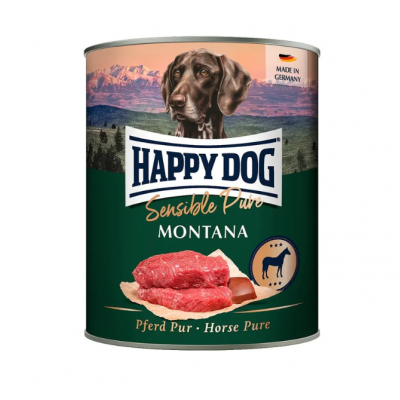 Happy Dog Sensible Pure Montana - консервы для собак всех пород, с кониной