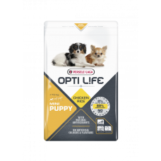 Opti Life Puppy Mini Chicken - корм для щенков мелких пород, с курицей и рисом (арт. 431156)