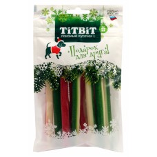 TitBit Лакомство для собак Снеки жевательные рождественские, 100 г (арт. 025208)