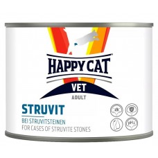 Happy Cat VET Struvit - лечебные консервы для взрослых кошек для растворения струвитных камней, 200 г