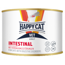 Happy Cat VET Intestinal - лечебные консервы для взрослых кошек при расстройствах пищеварения, 200 г