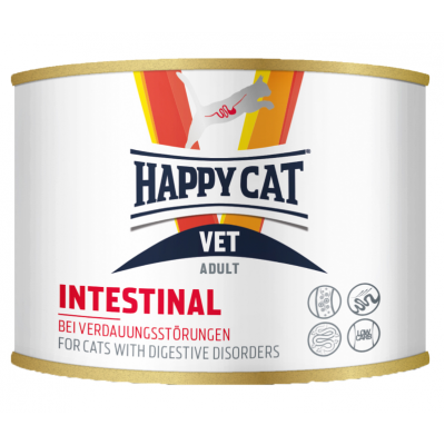Happy Cat VET Intestinal - лечебные консервы для взрослых кошек при расстройствах пищеварения, 200 г