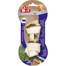 8in1 DELIGHTS Beef S - косточка с говядиной для мелких и средних собак, 11 см.  (арт. DAI108764)