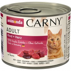 Carny Adulte - консервы для кошек, говядина, сердце (200 г, 400 г) (арт. 83704, 83720) 