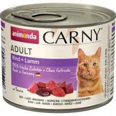 Carny Adulte - консервы для кошек, говядина, ягненок (200 г, 400 г) (арт. ВЕТ83705, ВЕТ83721) 