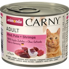 Carny Adulte - консервы для кошек, говядина, индейка, креветки (арт. 83708, 83724, 83735)