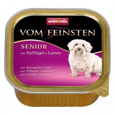 Vom Feinsten - Консервы с мясом птицы и ягненком для собак старше 7 лет, 150 гр. (арт. ВЕТ82975)