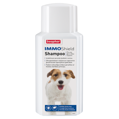 Beaphar Шампунь IMMO Shield Shampoo от паразитов для собак, 200 мл. (арт. DAI14179)
