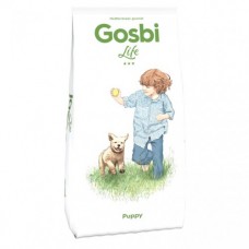 Gosbi Life Puppy корм премиум класса для щенков всех пород с курицей и лососем