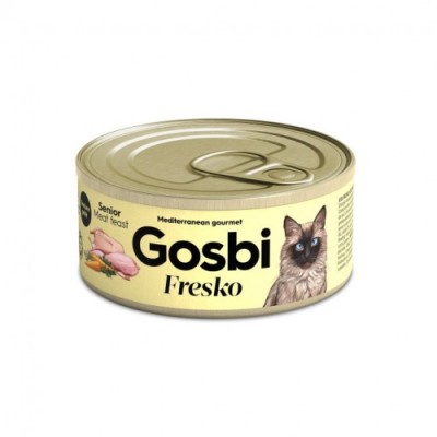 Gosbi Senior Meat Feast влажный корм для пожилых кошек "Мясное наслаждение" 70 гр.