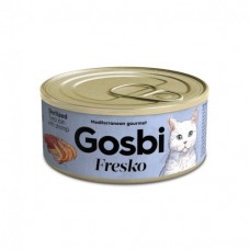 Gosbi Sterilized Tuna Shrimp влажный корм для стерилизованных кошек с тунцом и креветками 70 гр.