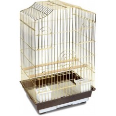 Клетка для птиц, 35*28*46 см. золотая (арт. ХЭП A412) HAPPY Animals