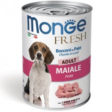 MONGE FRESH ADULT PORK - Консервированный корм для взрослых собак со свининой (400 гр.)