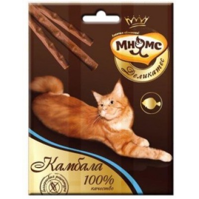 Мнямс Деликатес лакомые палочки 9 см для кошек с камбалой 3х4 гр. (арт. DAI 703072)