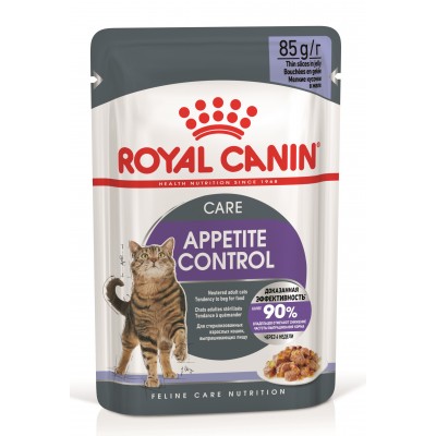 Royal Canin Appetite Control Care  - паучи для стерилизованных кошек, склонных к набору веса, желе