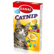 Sanal Catnip - мультивитаминное лакомство с кошачьей мятой, 40 таблеток (арт. ВЕТ SC1800)