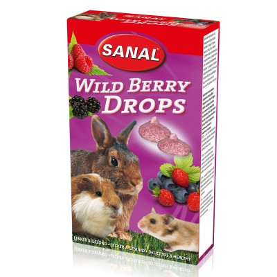 Мультивитаминное лакомство для грызунов с лесными ягодами Sanal, 45 гр. (арт. ВЕТ SK7400)