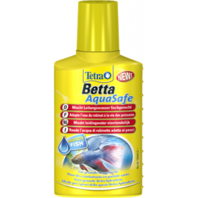Tetra Betta AquaSafe кондиционер для подготовки воды аквариума с петушками 100 мл.(арт. 193031/706765)