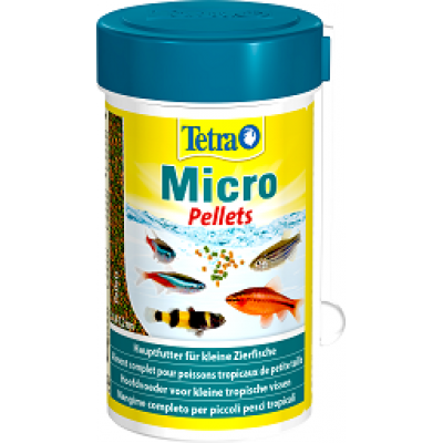 Tetra Micro Pellets Пеллетный корм для мелких декоративных рыб, 100 мл. (арт. DAI 277496/710338) 