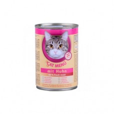Cat Menu консервированный корм для взрослых кошек с курицей, 415 гр. (20 шт.)