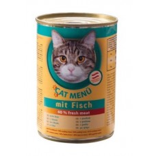 Cat Menu консервированный корм для взрослых кошек с рыбой, 415 гр. (20 шт.)