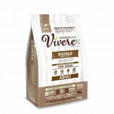 Vivere Adult Mini Buffalo Low Grain - низкозерновой сухой корм для взрослых собак мелких пород, с буйволом
