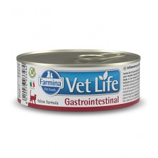 Farmina Vet Life Cat Gastrointestinal - диетический влажный корм для кошек при нарушении процессов пищеварения, с курицей, 85 г